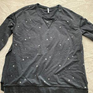 Z Supply Star Print "Weekender" Sweatshirt